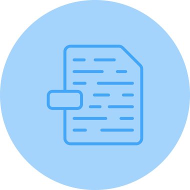 dosya simgesi, vektör illüstrasyonu 