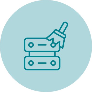 seo modern simgesinin vektör illüstrasyonu