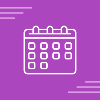 Takvim web simge vektör çizim