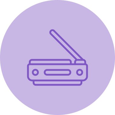 Radyo. Web simgesi basit tasarım