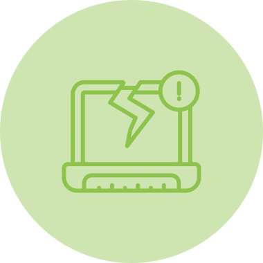 dizüstü bilgisayar simgesi web basit illüstrasyon