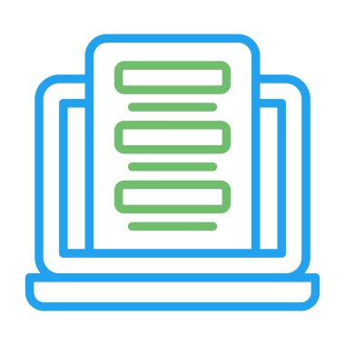 Kitaplar. Web simgesi basit illüstrasyon