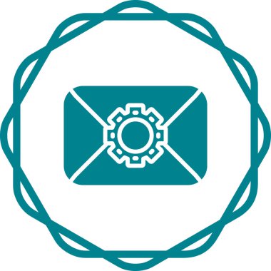 zarf web simgesi, vektör illüstrasyonu 