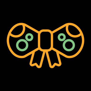 Kelebek simgesi vektör illüstrasyonu