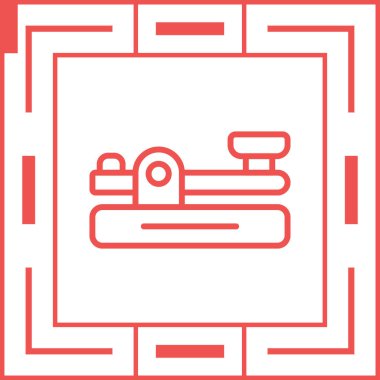 Modern oto tamir simgesinin vektör illüstrasyonu