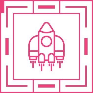 Roketin vektör çizimi