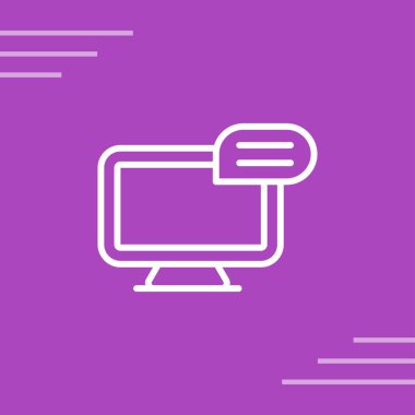 Bilgisayar web simge vektör çizim