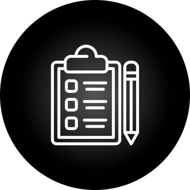 belge simgesi vektör illüstrasyonu