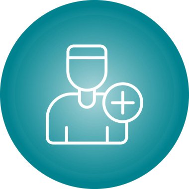 Doktor Simge vektör illüstrasyonu