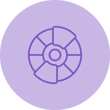 Hayran. Web simgesi basit illüstrasyon