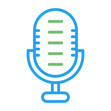 microphone icon web simple illustration