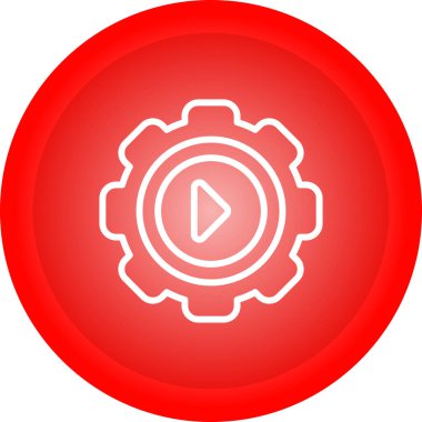 ayar simgesi, vektör illüstrasyonu