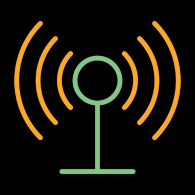 wifi simgesi vektör illüstrasyonu