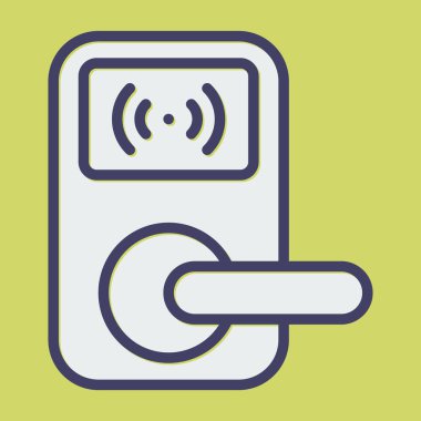 Wifi simgesi, düz dizayn