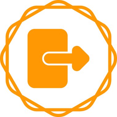 Çemberin bir simgesinin vektör illüstrasyonu