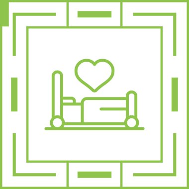 Satır Kanepesi simgesi beyaz arkaplanda izole edildi. Renkli taslak konsepti. Vektör.