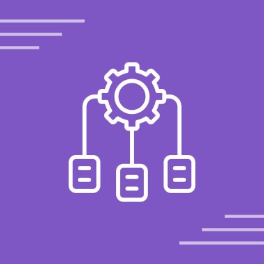 Web ve mobil uygulama tasarımınız için beyaz arkaplanda izole edilmiş simge vektörünü ayarlamak, logo kavramını ayarlamak