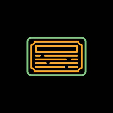tarayıcı simgesi vektör çizim logosu