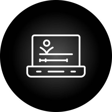 Modern simgenin vektör illüstrasyonu