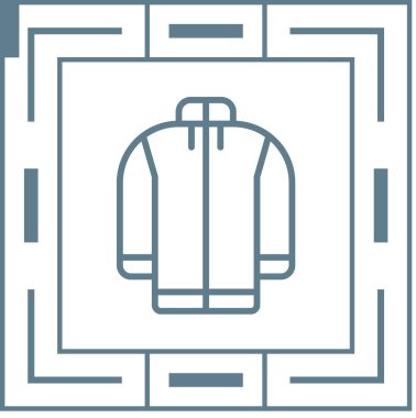 Ceket simge vektör çizim