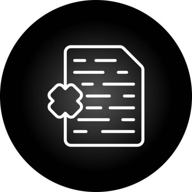 dosya simgesi, vektör illüstrasyonu 