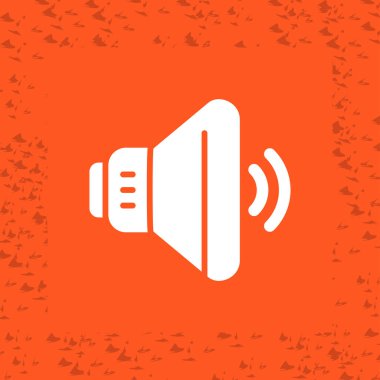 hoparlör simgesi vektör çizim