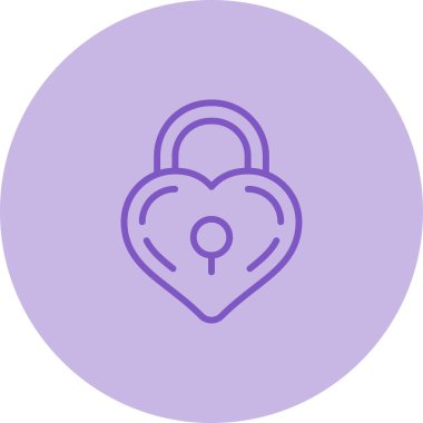 asma kilit web simge vektör çizim 