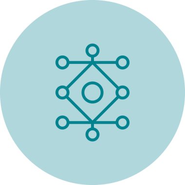 ağ bağlantısı simgesi çizimi