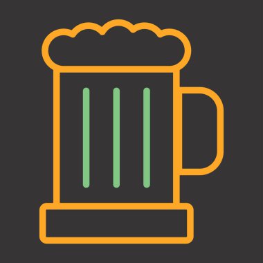 bira simgesi, vektör illüstrasyonu