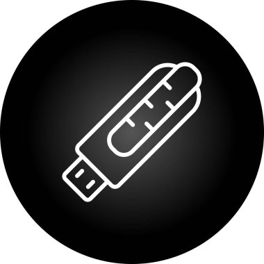 Modern b 'nin vektör illüstrasyonu eksik simgesi