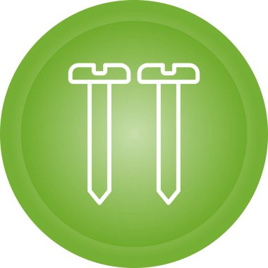 Eşsiz fermuar kabartma vektör simgesi