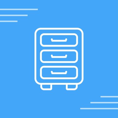 Vektör sunucu web simgesi