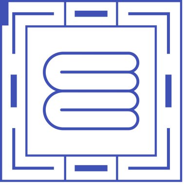 Modern bir simgenin vektör illüstrasyonu