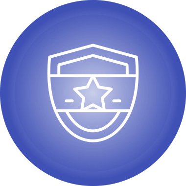 kalkan ikon vektör illüstrasyonu