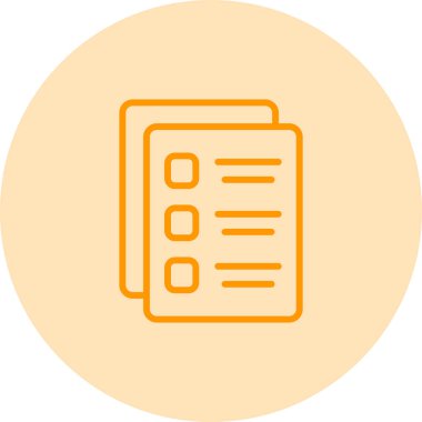 belge simgesi, vektör çizimi