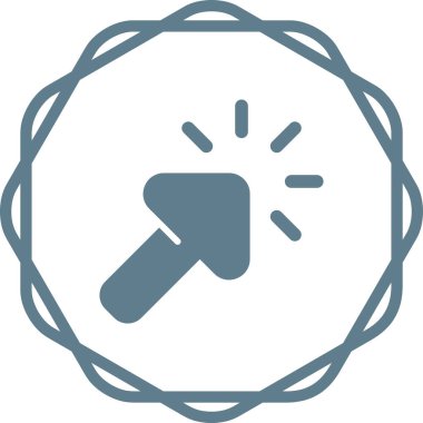 Tornavida Düz Vektör Simgesi