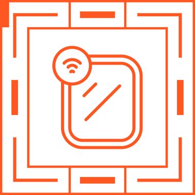 nesnelerin internet simgesi, vektör illüstrasyonu