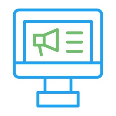 ekranı izle. Web simgesi basit tasarım