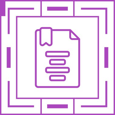 Belge dosyası. Web simgesi