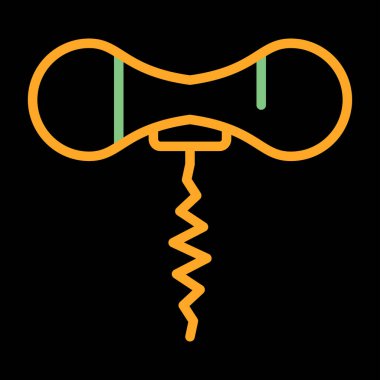 köpek simgesi, vektör illüstrasyonu