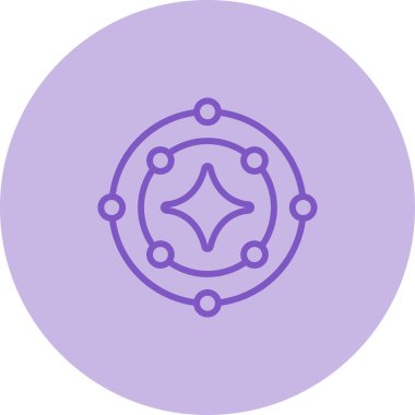 Yıldız simgesinin vektör illüstrasyonu