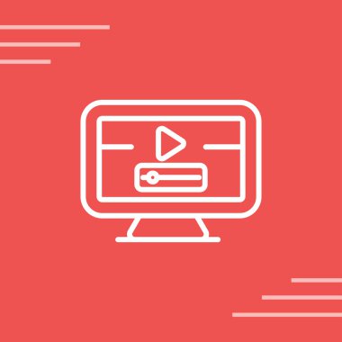 Bilgisayar web simge vektör çizim