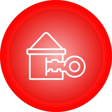 ev anahtarı simgesi, basit biçim