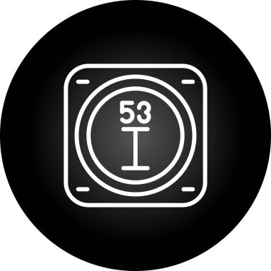 Kimyasal Element Web simgesi vektör çizimi