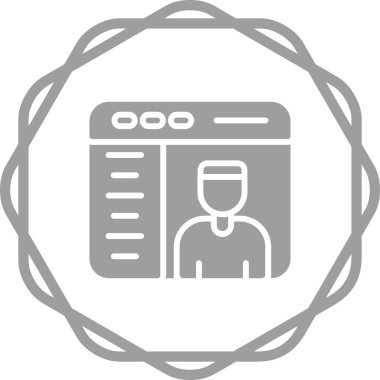 seo modern simgesinin vektör illüstrasyonu