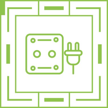 Robot simgesinin vektör illüstrasyonu