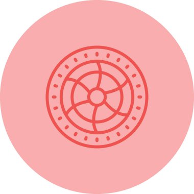 Bir b simgesinin vektör illüstrasyonu