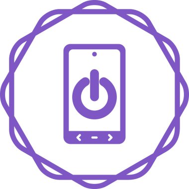 vektör telefon simgesi çizimi