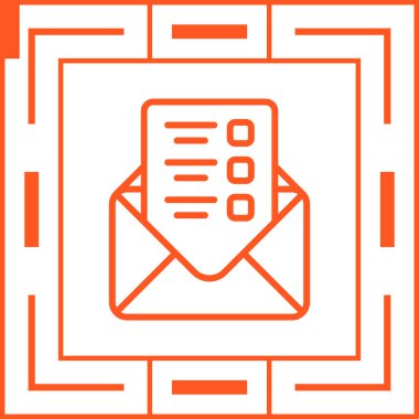 vector illustration of mail