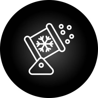 Termometre simgesi. Siyah daire internet düğmesi. vektör